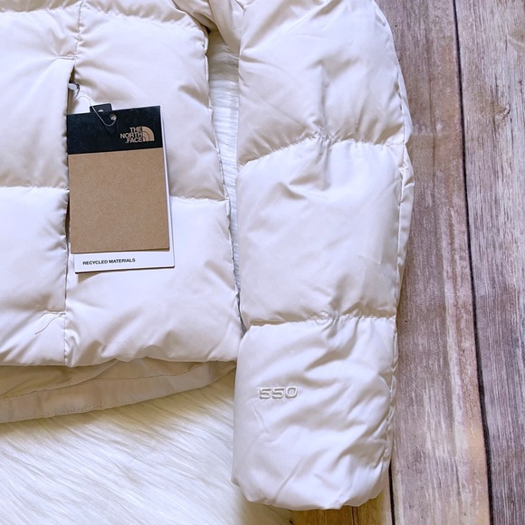 The North Face Women’s Dealio Down Cropped Jacket In Gardenia White - Picture 5 of 10